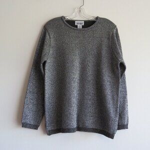 Anthony Richards Silver Metallic Women’s Vintage Sweater XL